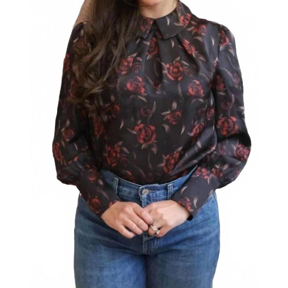 NEW ANONYME roselyn top in black